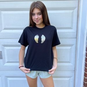 black angel winged shirt
